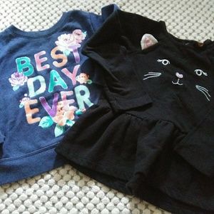 2 crew neck sweaters